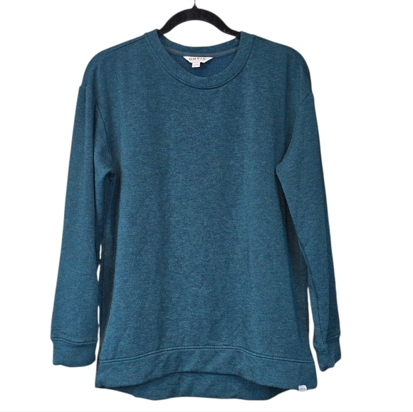 Orvis Tops - Orvis Cozy Long Sleeve Crewneck Pullover Sweatshirt Green Size Medium